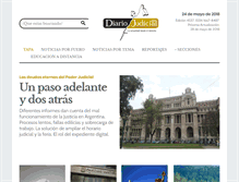 Tablet Screenshot of diariojudicial.com